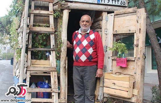 خلاقیتی جالب از پیرمرد ایرانی+عکس