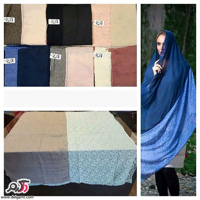 طرح هایی زیبا از شال و روسری شهریور 1395 طرح هایی زیبا از شال و روسری شهریور 1395