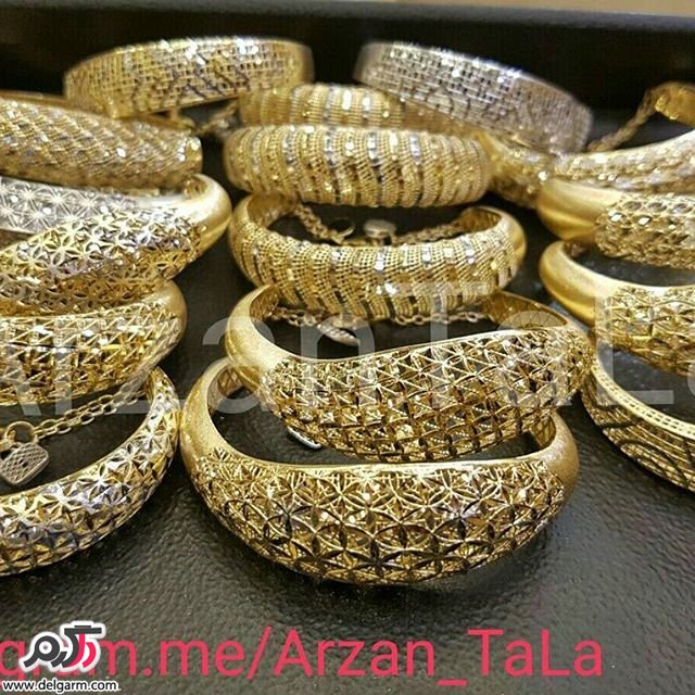 دستبند طلا سری جدید 2016