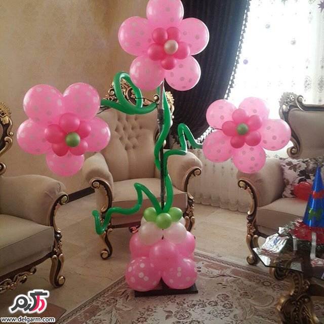 گالری از مدل های زیبای بادکنک آرایی