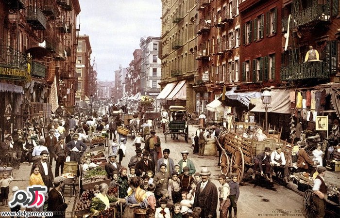 خیابان مالبری (Mulberry Street) در شهر منهتن (Manhattan) خیابان مالبری (Mulberry Street) در شهر منهتن (Manhattan)