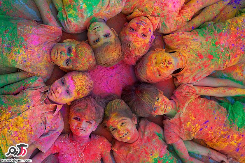 جشن رنگ در هندوستان
