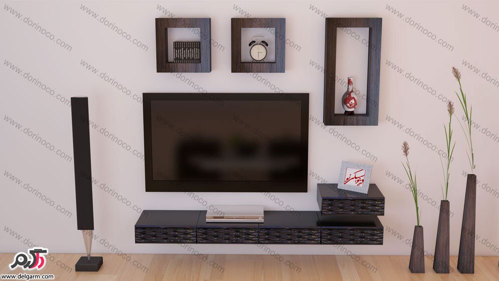 مدل میز تلویزیون دیواری جدید و شیک + تصاویر, دکوراسیون داخلی