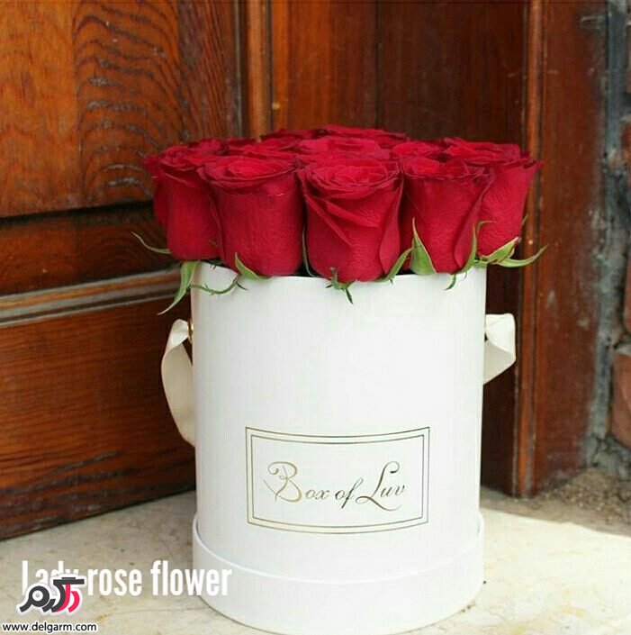 باکس گل رز قرمز