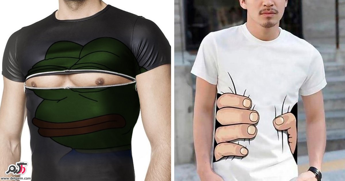 طرح های جالب و خلاقانه تی شرت مردانه