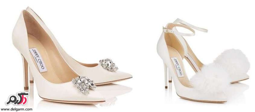 زیباترین مدل های کفش عروس پاشنه بلند 