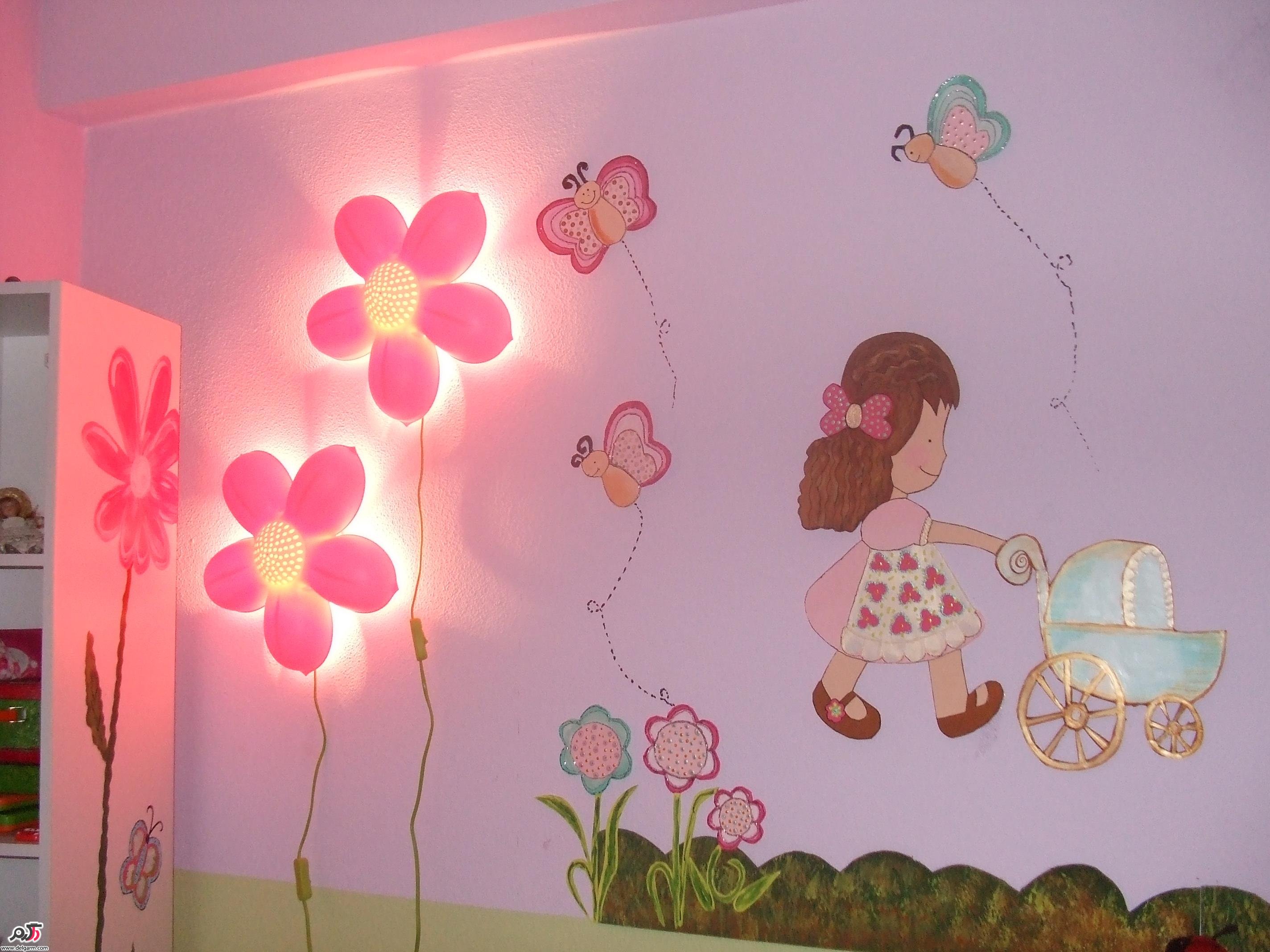 تزئین دیوار اتاق کودک
