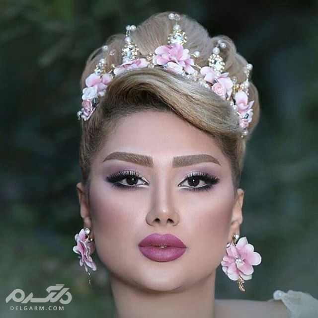 عکس مدل ارایش عروس ایرانی جدید