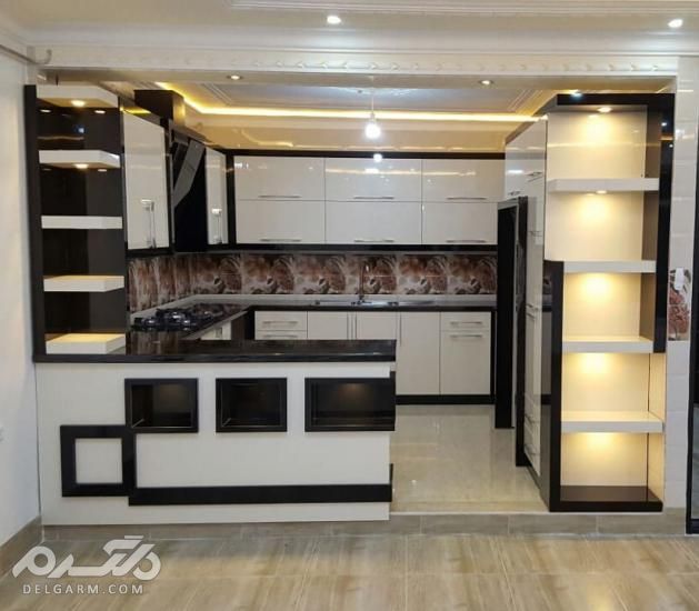 مدل کابینت آشپزخانه ایرانی سفید