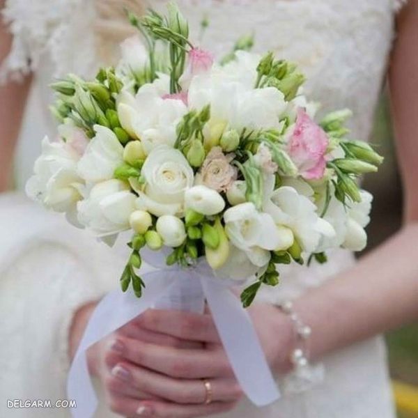 مدل دسته گل عروس برای عقد
