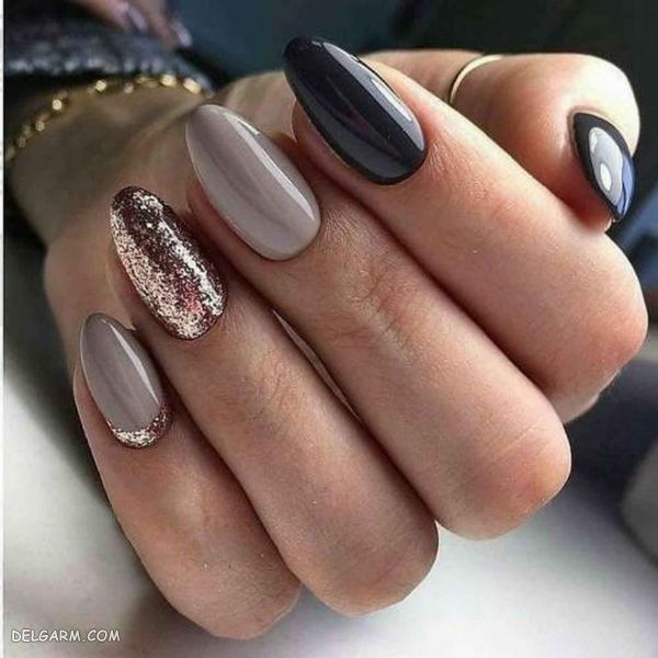 عکس مدل طراحی ناخن کوتاه 2019 
