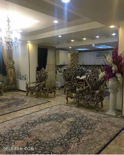 چیدمان جهیزیه عروس شیک