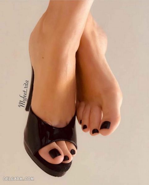 عکس طراحی ناخن پا جدید