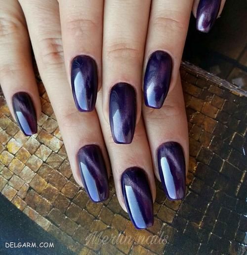 مدل طراحی ناخن مشکی 98 ویژه محرم و صفر