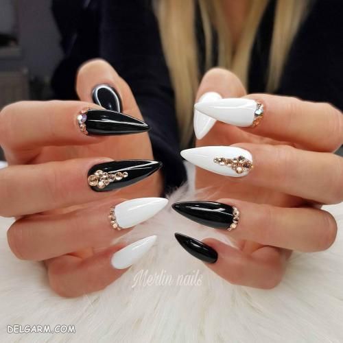 مدل طراحی ناخن مشکی 98 ویژه محرم و صفر