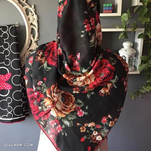 بیش از 50 طرح جدید و لاکچری از مدل روسری مشکی ویژه محرم 98