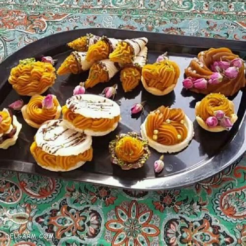 عکس تزیین حلوا