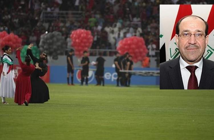 رقص زنان در ورزشگاه کربلای عراق جنجالی شد