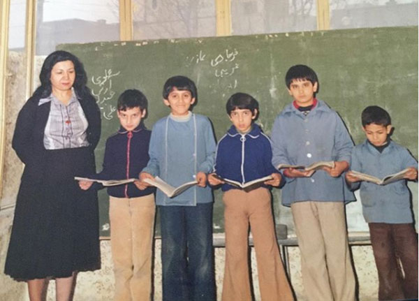 تصاویر بازیگران معروف ایرانی در دوران مدرسه