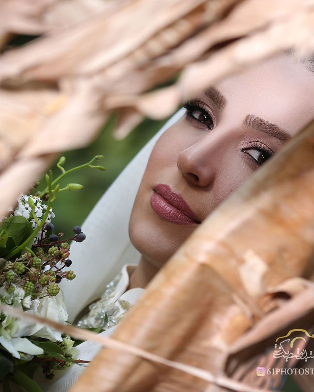  عکس های مراسم عروسی سوگل طهماسبی در طبیعت