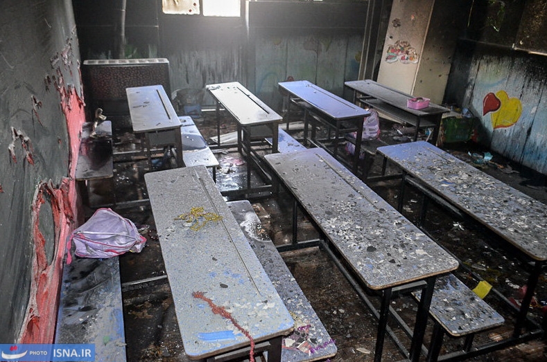 آتش سوزی در مهد کودک
