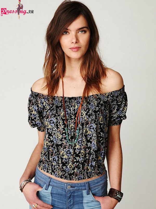Simple Stylish One Shoulder Off The Shoulder Shirts Tops For Girls 3 شیک ترین مدل بلوز دخترانه سال 2014