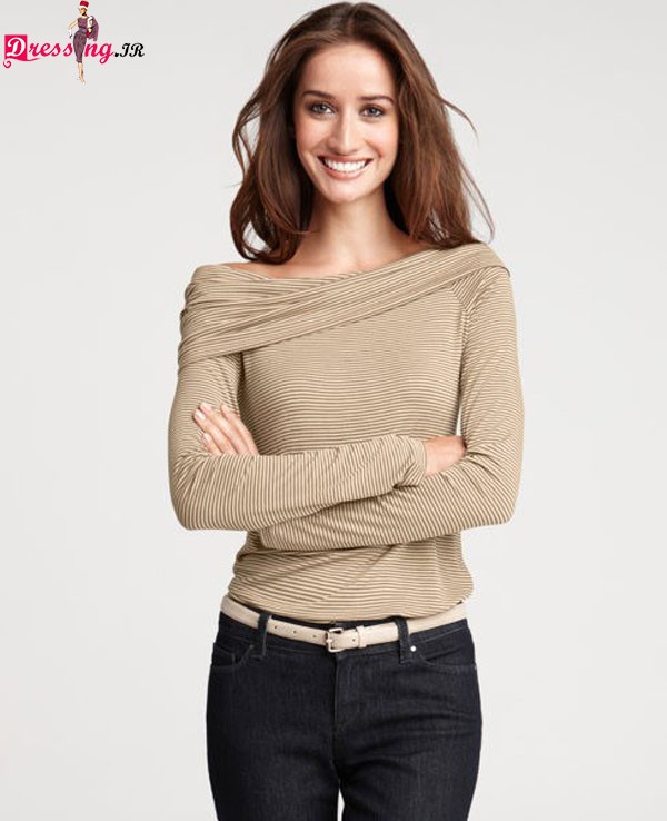Simple Stylish One Shoulder Off The Shoulder Shirts Tops For Girls 2 شیک ترین مدل بلوز دخترانه سال 2014