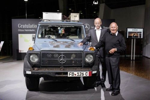 Gunther Holtorf and his Mercedes G300D