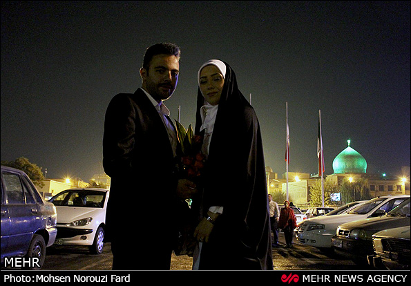 مراسم عقد زوج های جوان در آستان حضرت عبدالعظیم (ع)