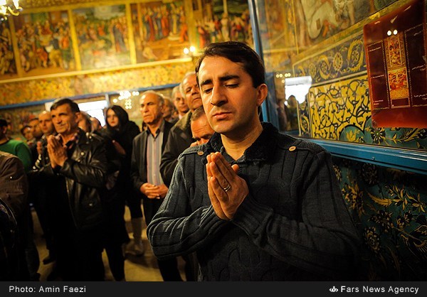 جشن سال نو میلادی در کلیسا وانک اصفهان