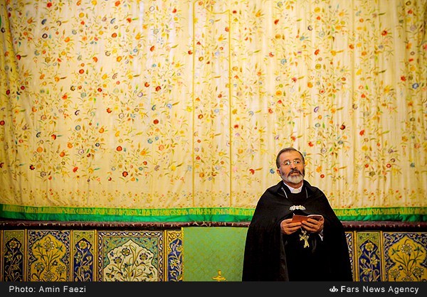 جشن سال نو میلادی در کلیسا وانک اصفهان