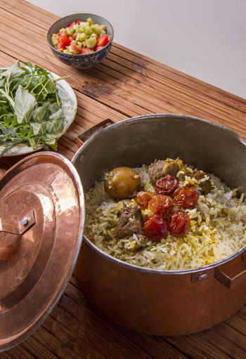 ته چین گوشت ته چین گوشت