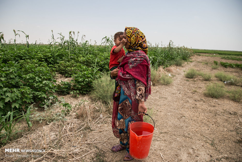 خشکسالی و کمبود آب شرب در روستاهای گلستان