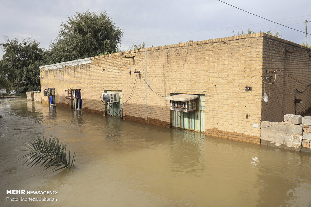 تصاویری از سیل در بامدژ خوزستان