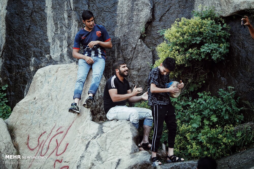 تصاویری از آب و هوای خنک تابستان ۹۸ همدان