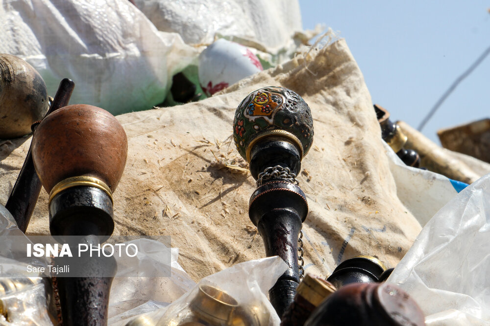 تصاویر امحای ۹۰ تن مواد مخدر در کرمان