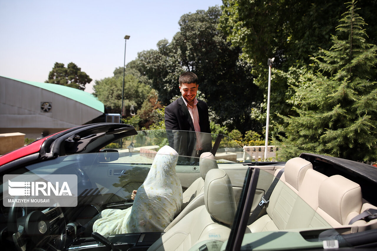 خودروی های فورد موستانگ در جشن ازدواج دانشجویی دانشگاه افسری امام علی !