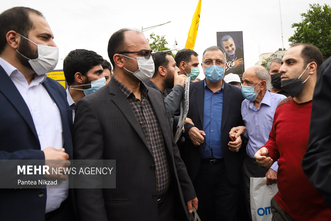 تصاویر راهپیمایی روز جهانی قدس ۱۴۰۱ در تهران