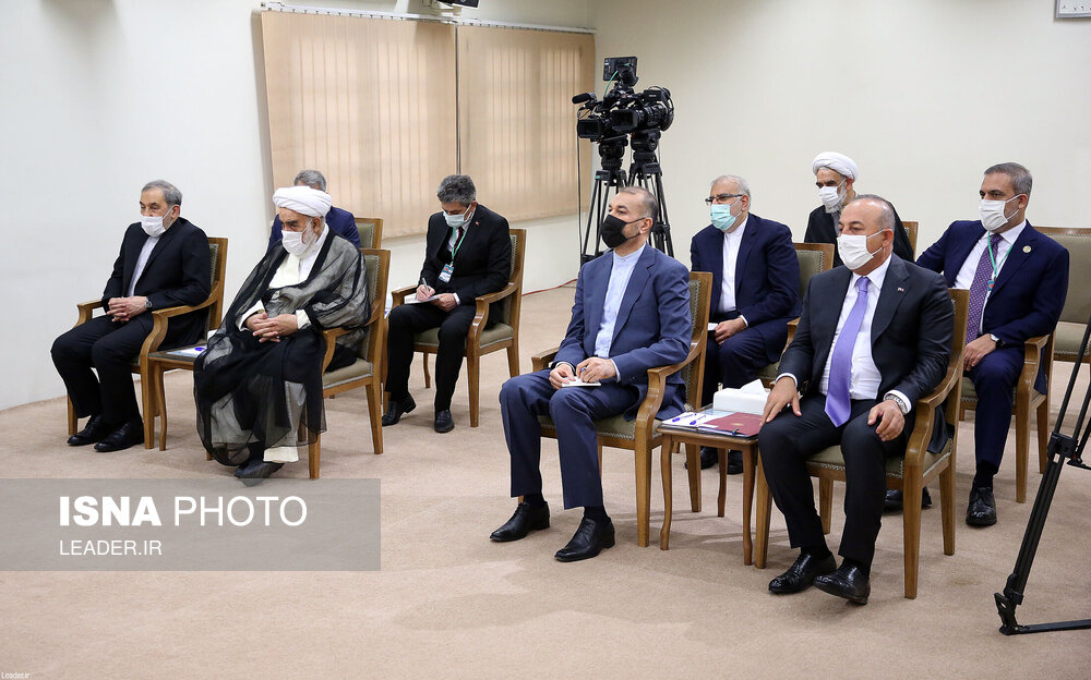 تصاویر دیدار رجب طیب اردوغان با مقام معظم رهبری و آیت‌الله رئیسی