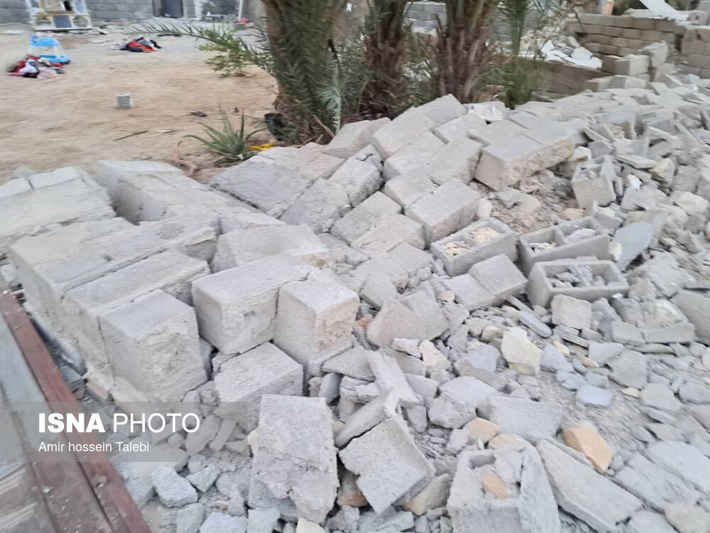 اولین تصاویر از زلزله ۶.۱ ریشتری هرمزگان و بندر خمیر
