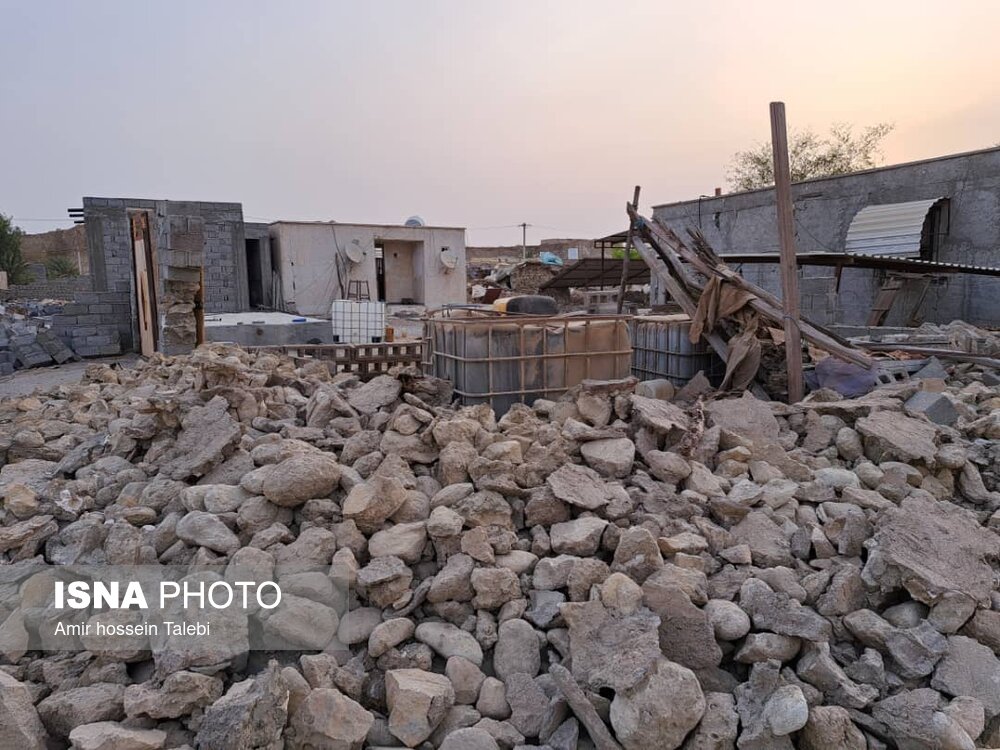 اولین تصاویر از زلزله ۶.۱ ریشتری هرمزگان و بندر خمیر