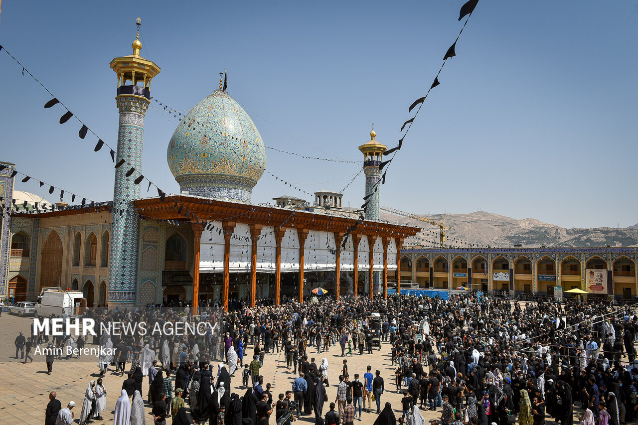 تصاویر عزاداری تاسوعای حسینی در شهرهای مختلف ایران