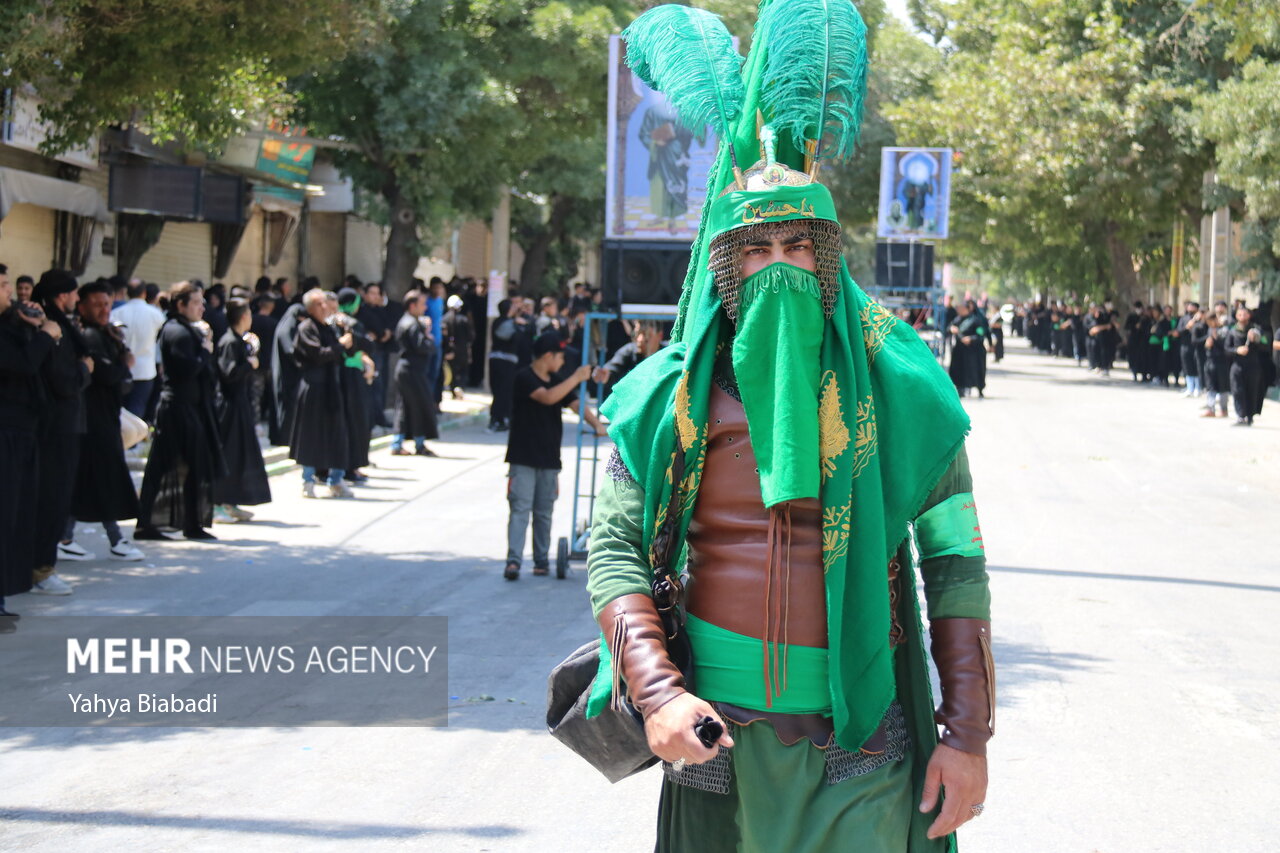 تصاویر عزاداری تاسوعای حسینی در شهرهای مختلف ایران