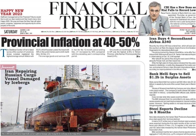 روزنامه Financial Tribune - شنبه, ۱۰ دی ۱۴۰۱
