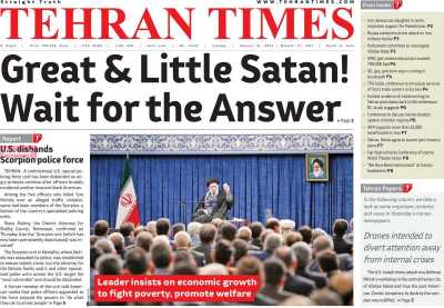 روزنامه Tehran Times - سه شنبه, ۱۱ بهمن ۱۴۰۱