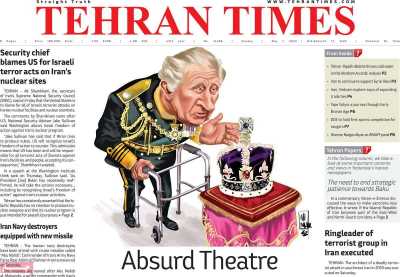 روزنامه Tehran Times - یکشنبه, ۱۷ اردیبهشت ۱۴۰۲