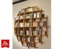 قیمت کتابخانه دیواری چوبی