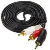قیمت TSCO TC 81 2 In 1 3.5mm To 2 RCA Plug Cable 2m