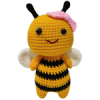قیمت عروسک بافتنی زنبور کد ۱۱۶۹