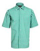 قیمت پیراهن مردانه آستین کوتاه سفید سبز راه راه